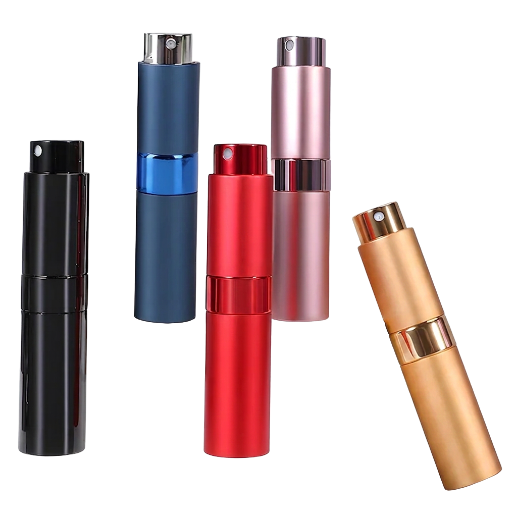 AURA refillable perfume atomizers